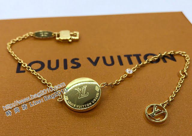 Louis Vuitton新款飾品 路易威登經典單花手鏈 LV天然白貝母四葉草手鏈  zglv2138
